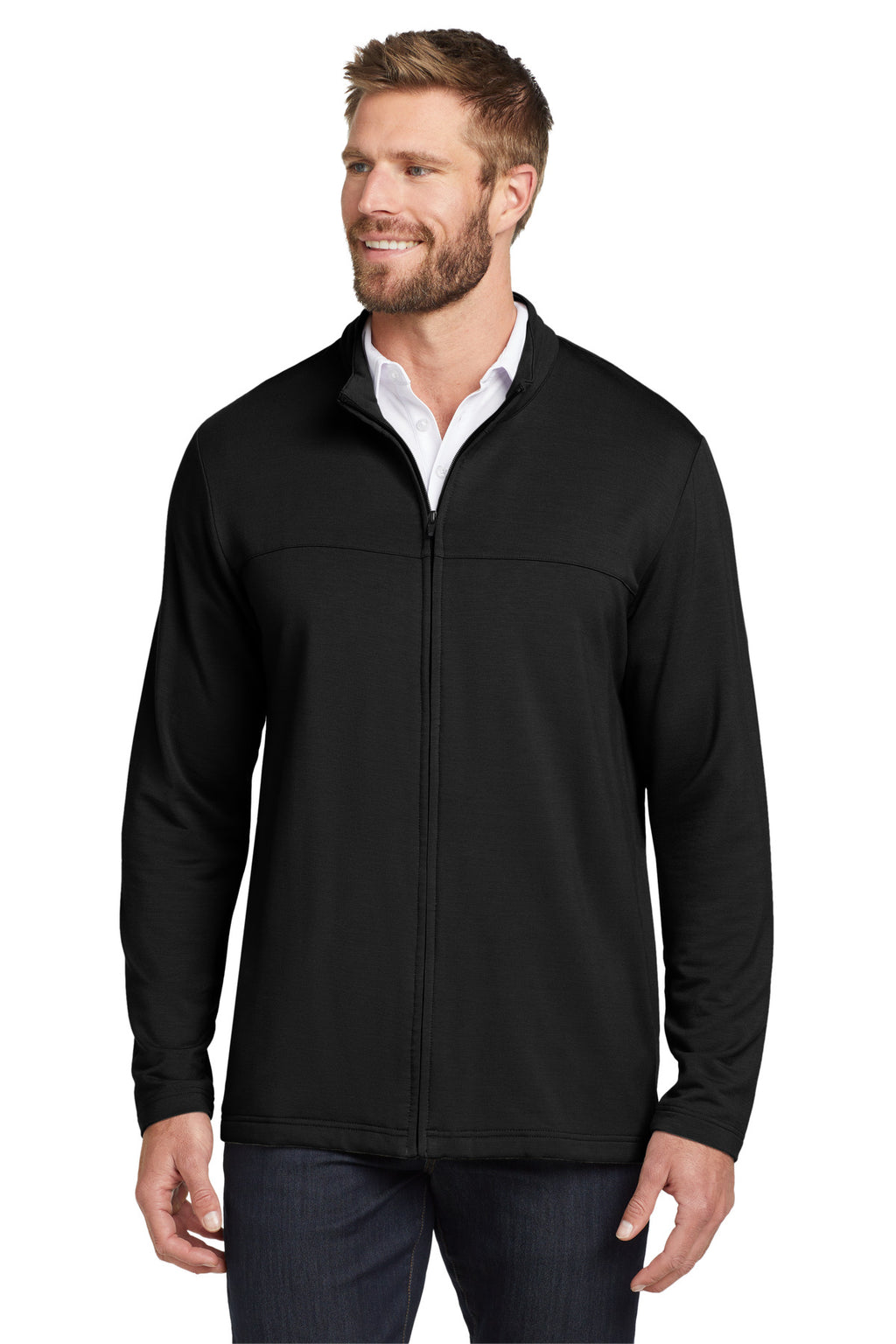TravisMathew Newport Full-Zip Fleece – Black