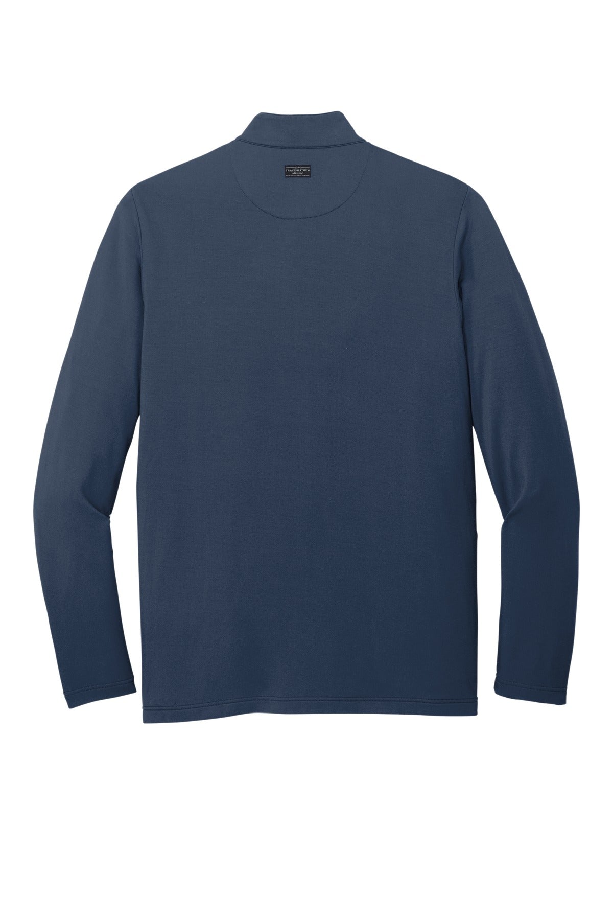 TravisMathew Newport Full-Zip Fleece – Blue Nights – flat back