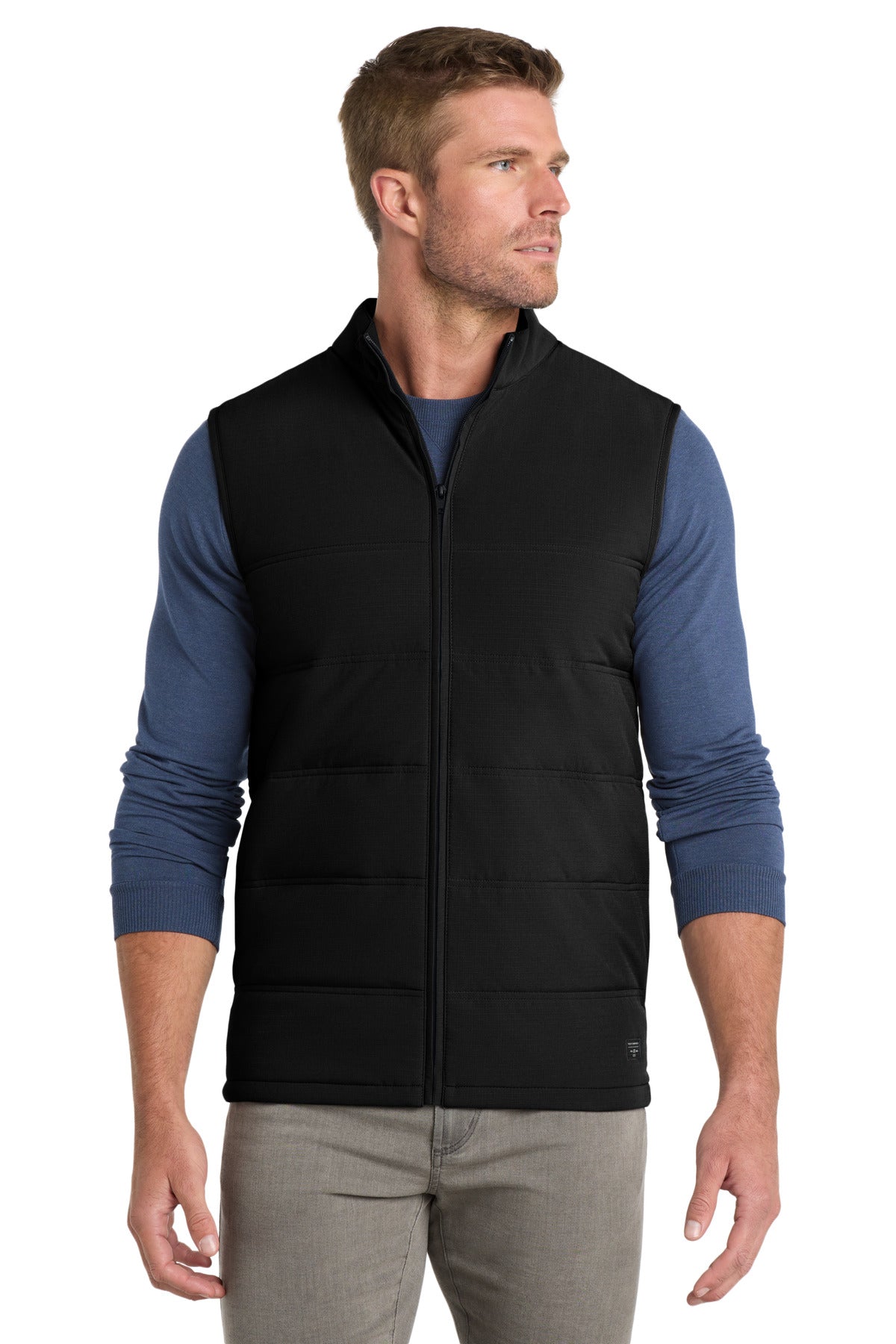 TravisMathew Cold Bay Vest – Black – front