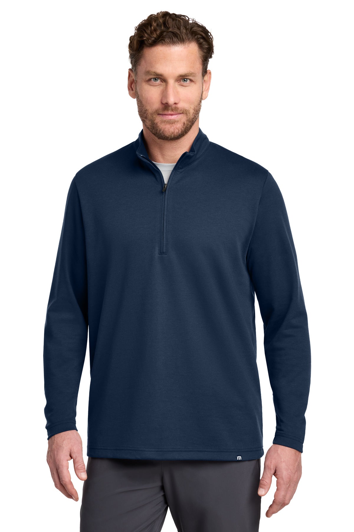 TravisMathew Coveside 1/4-Zip – Blue Nights