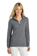 TravisMathew Women's Crestview 1/4-Zip – Grey Heather