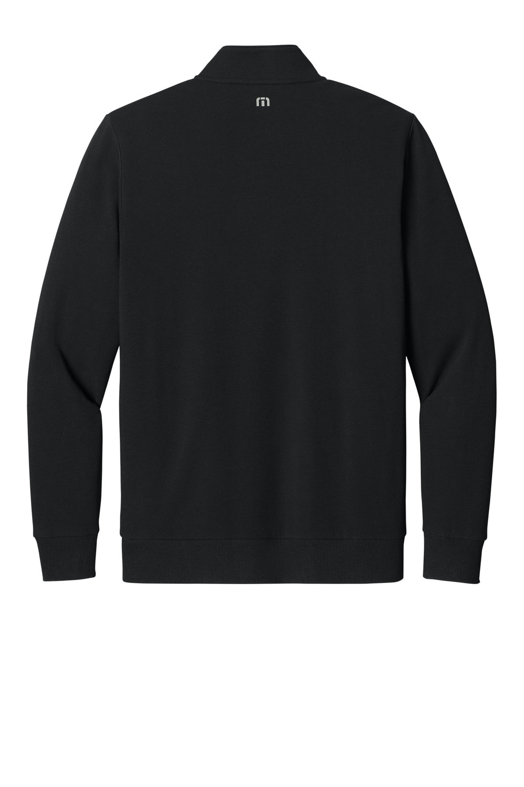 TravisMathew Ocean Villa 1/4-Zip – Black – flat back