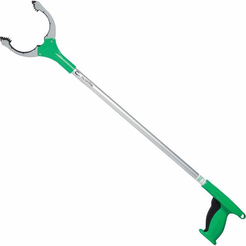 Unger Nifty Nabber Trigger Grip — 36" Reach, Silver/Green